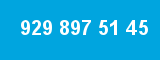 929 897 51 45 929 897 51 45